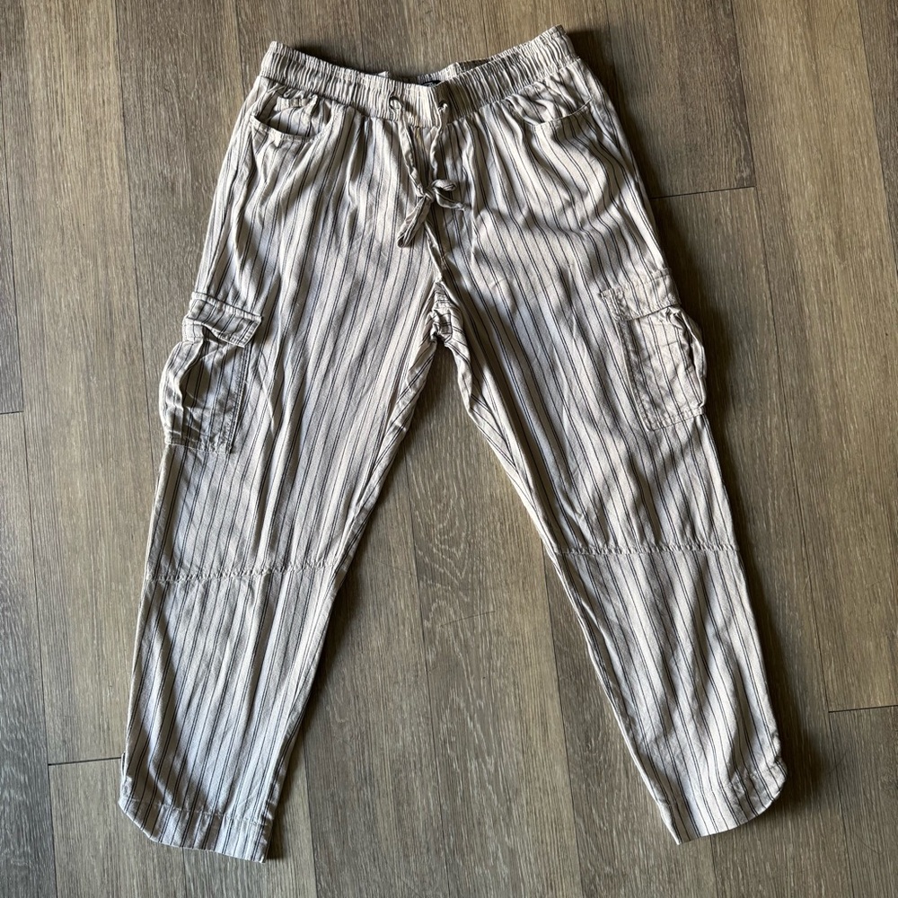 Striped Linen Pants